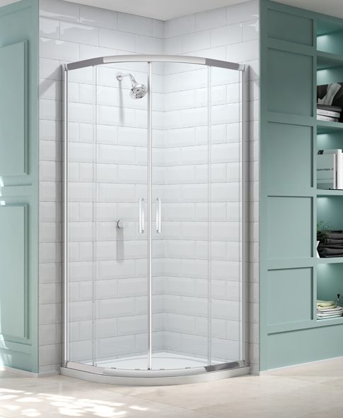 Душевой уголок M83211 Merlyn 8 Series Хромированный  - Вид №1