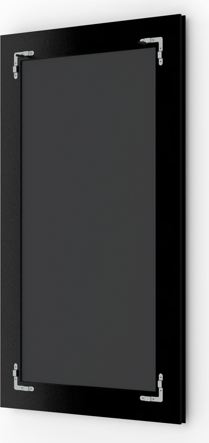 BY 1127 Зеркало с фацетом в багетной раме - орех 65 mm EVOFORM Exclusive - Вид №1