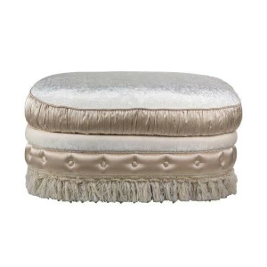 Пуф VIVALDI молочный UNICO ДИЗАЙНЕРСКИЕ 249306 Бежевый;белый