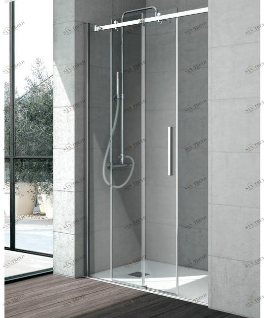 Gruppo Geromin Хрустальная душевая кабина с раздвижной дверцей Flow sun-id-1403143