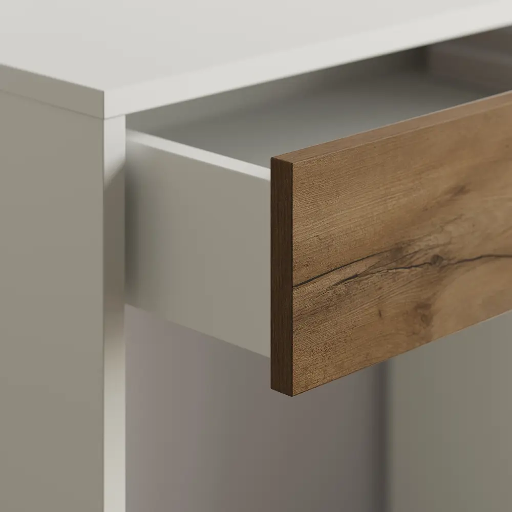 Стол письменный 110x75x50 см ЛДСП цвет белый лед/таксония Santreyd STLM-2173121 - Вид №9