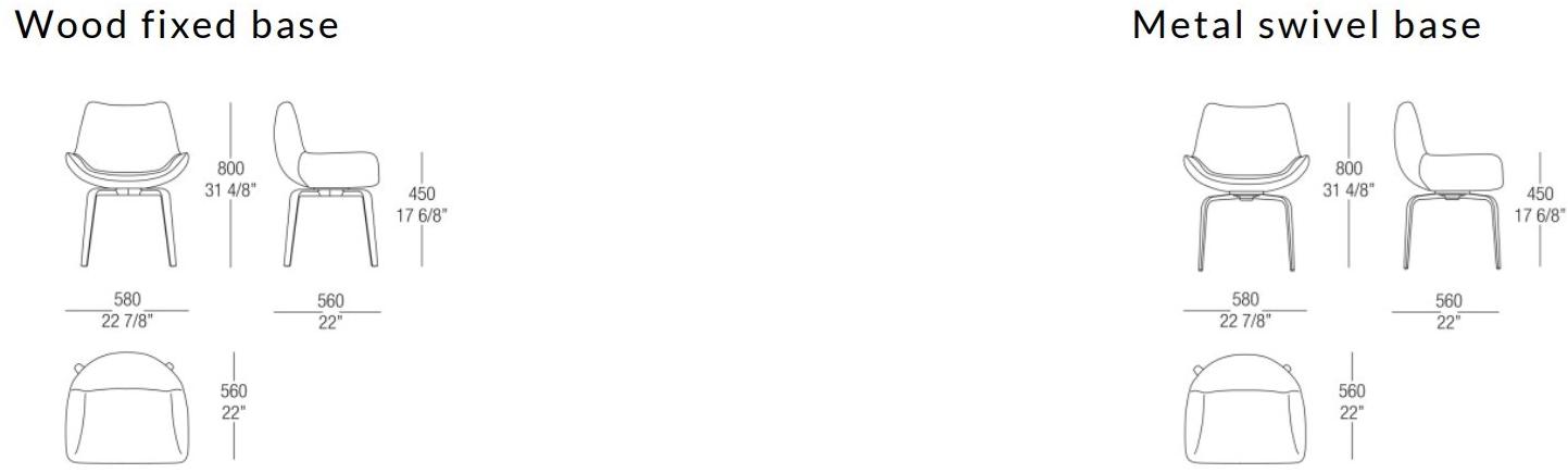 MisuraEmme Диван из ткани с полкой для журналов Misuraemme sun-id-1374520 - Вид №14