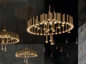 Euroluce Lampadari Светодиодная металлическая люстра
