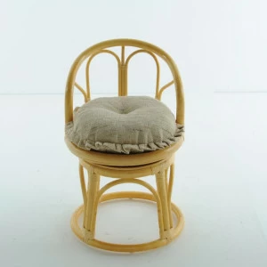 Табурет со спинкой 66х43 см мед Calamus Rotan VINOTTI  00-3885357 Желтый