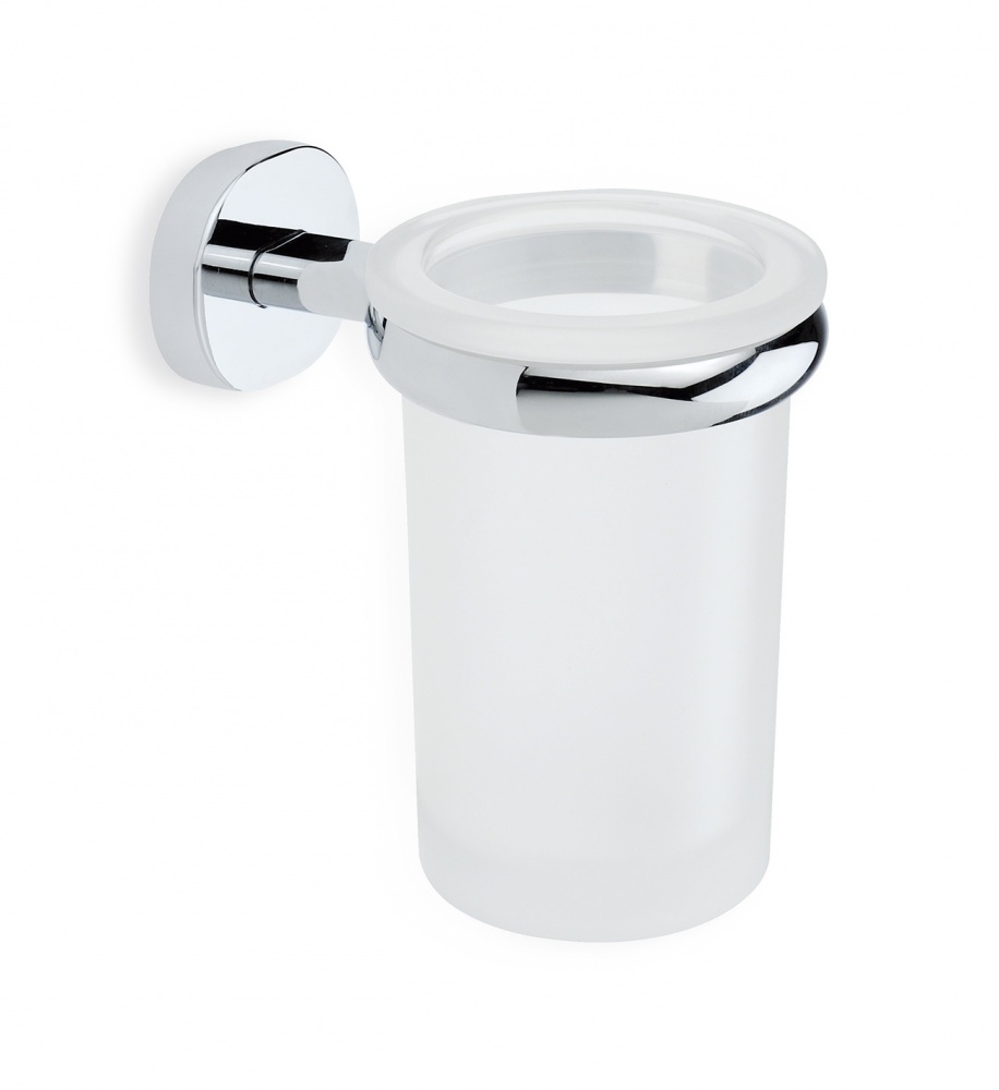 DI10(08) Stil Haus Diana, настенный стеклянный стакан, цвет хром