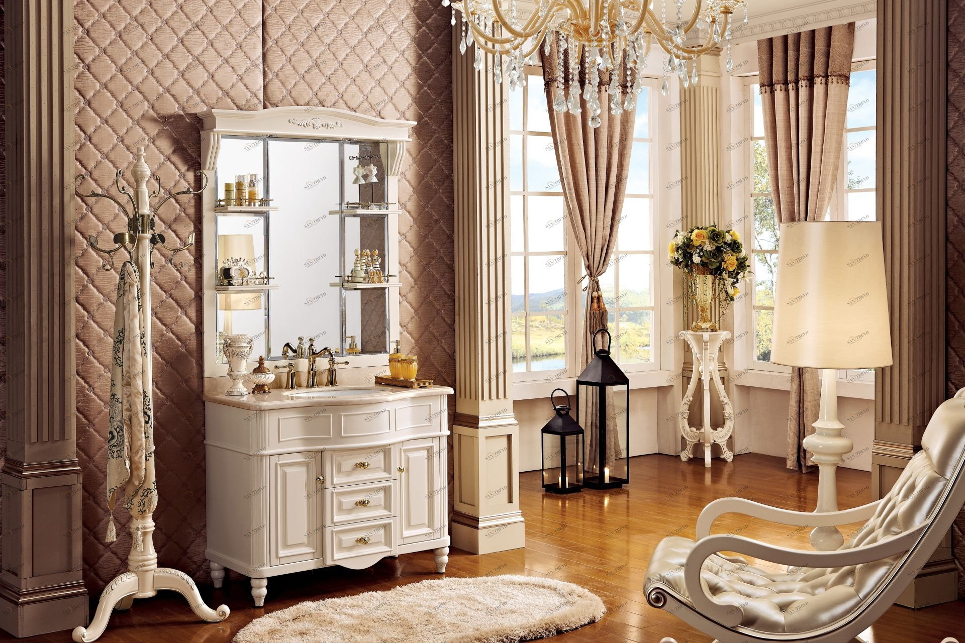 Зеркало MEDICI 100 арт. TS-ME910-M-I Ивори Tessoro TSME910MI