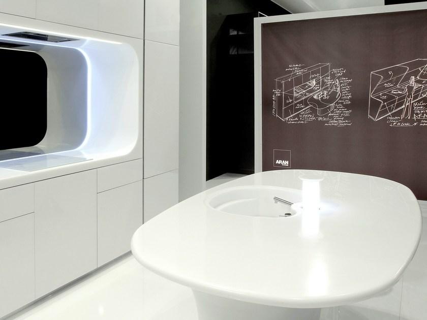 HI-MACS Кухонная столешница из hi-macs® sun-id-1355942 - Вид №16