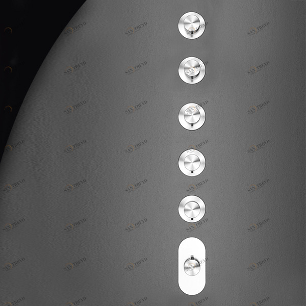 Термостат для душа HIRO HIR58L серебристый глянцевый Radomonte