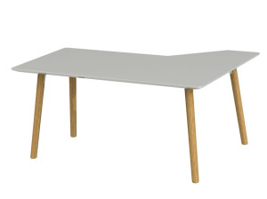 Деревянный рабочий угловой стол