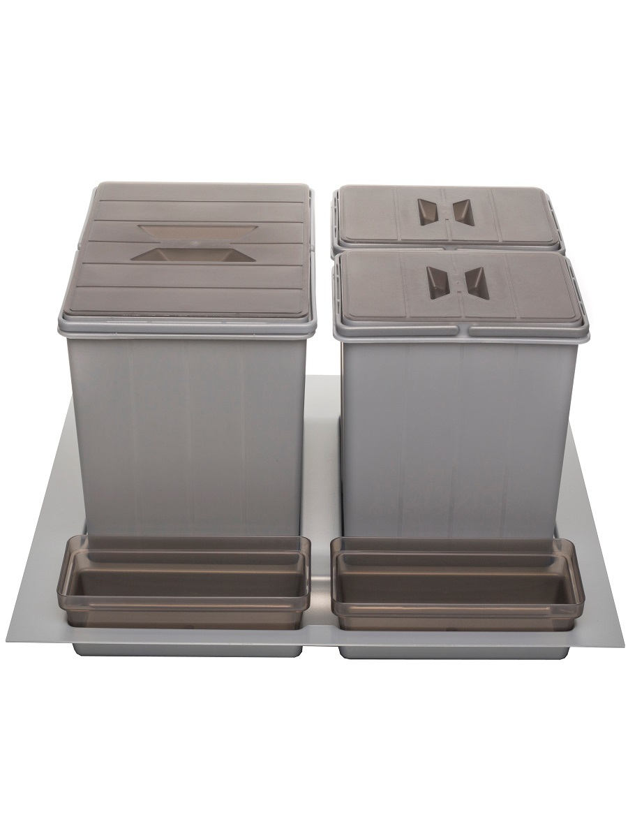 Система сортировки мусора Omega 600/31/3 Metallic Grey NAVAKO 10309