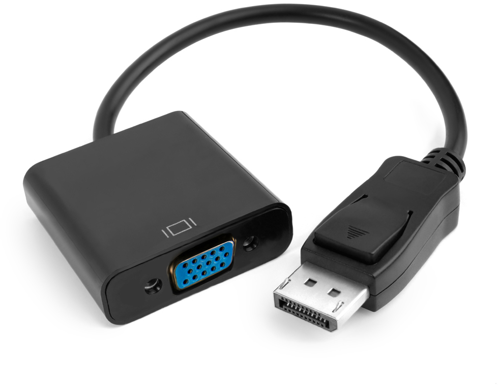 GCR-CVDP11 Переходник 0.20m displayport/vga v1.2 20m/15f серия greenline Greenconnect Santreyd 