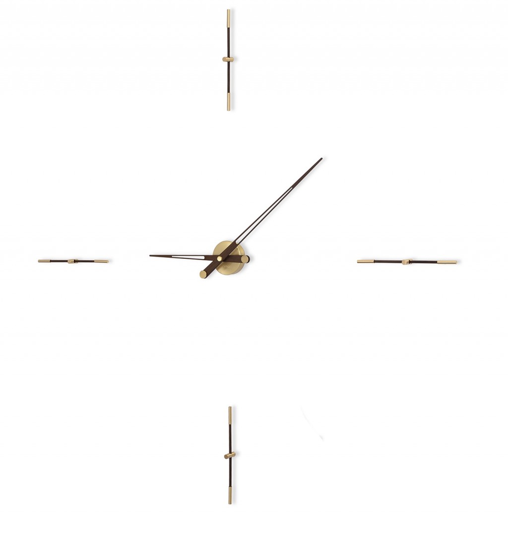 095618 Часы G 4 латунь-венге 155 cm Nomon Merlin 