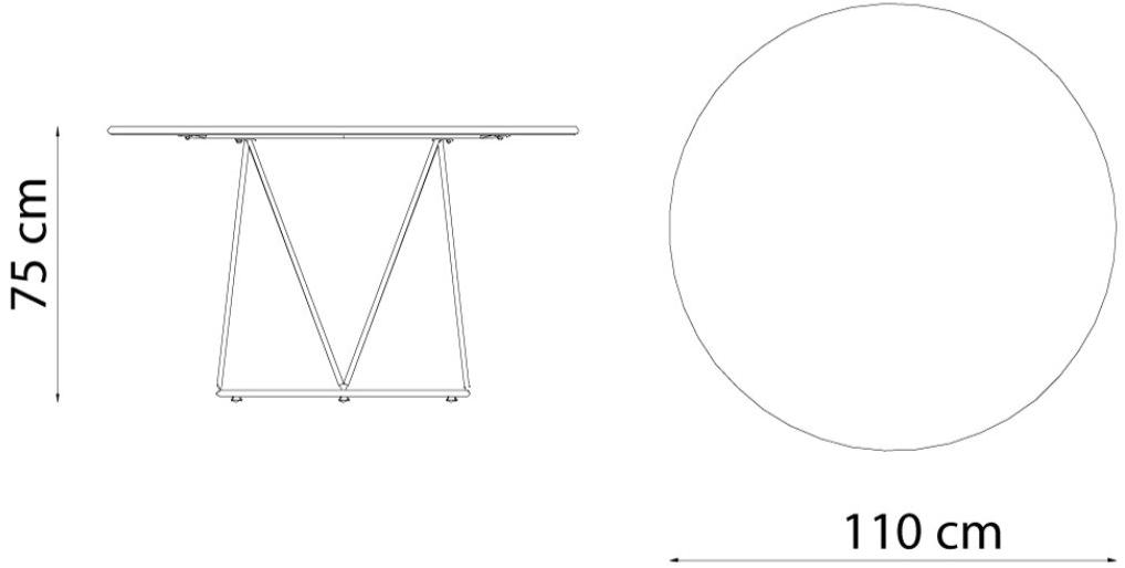 Vermobil Круглый садовый стол из металла Desiree sun-id-1445061 - Вид №6