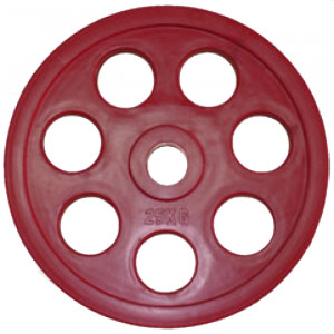 Олимпийский диск евро-классик с хватом "ромашка", 25 кг Евро-классик