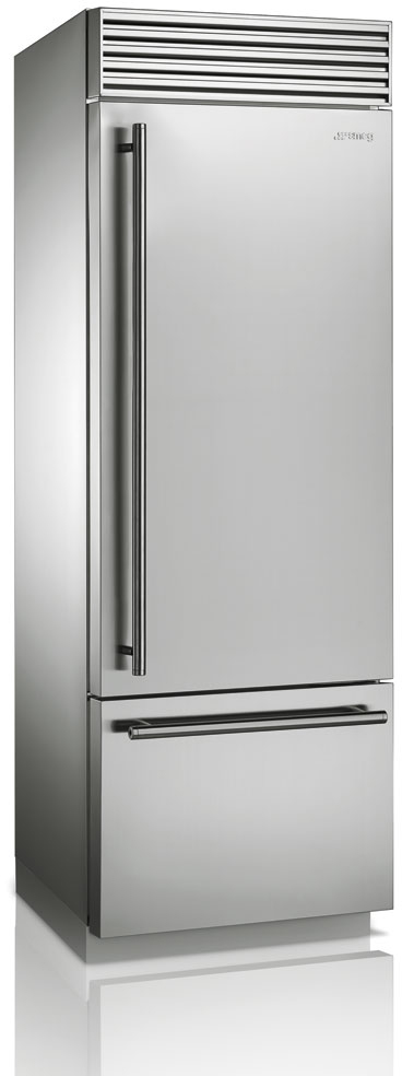 RF376RSIX Холодильник / отдельностоящий холодильник, 74 см, no-frost,нержавеющая сталь, обработка против отпечатков пальцев SMEG  - Вид №2