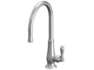 Смеситель для кухни с поворотным изливом