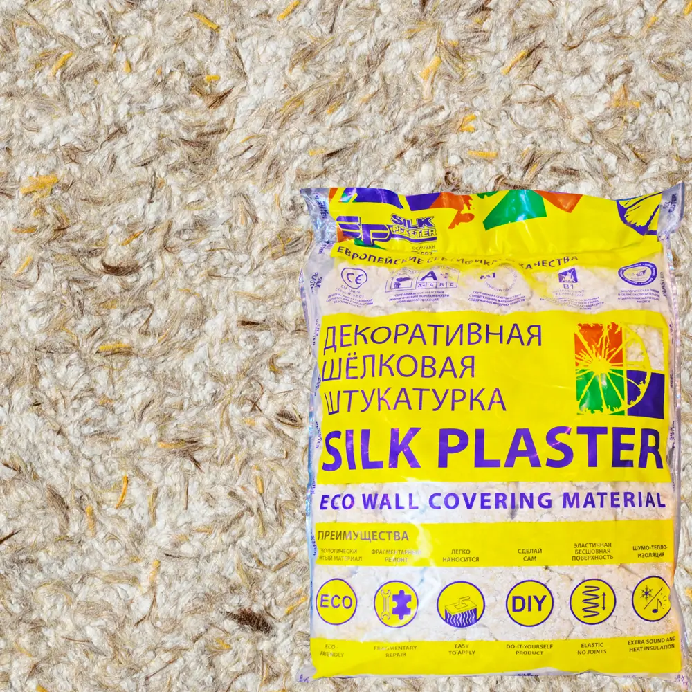 Жидкие обои Silk Plaster Стандарт 027 0.9 кг цвет бежевый 82453419 STLM-2061285 