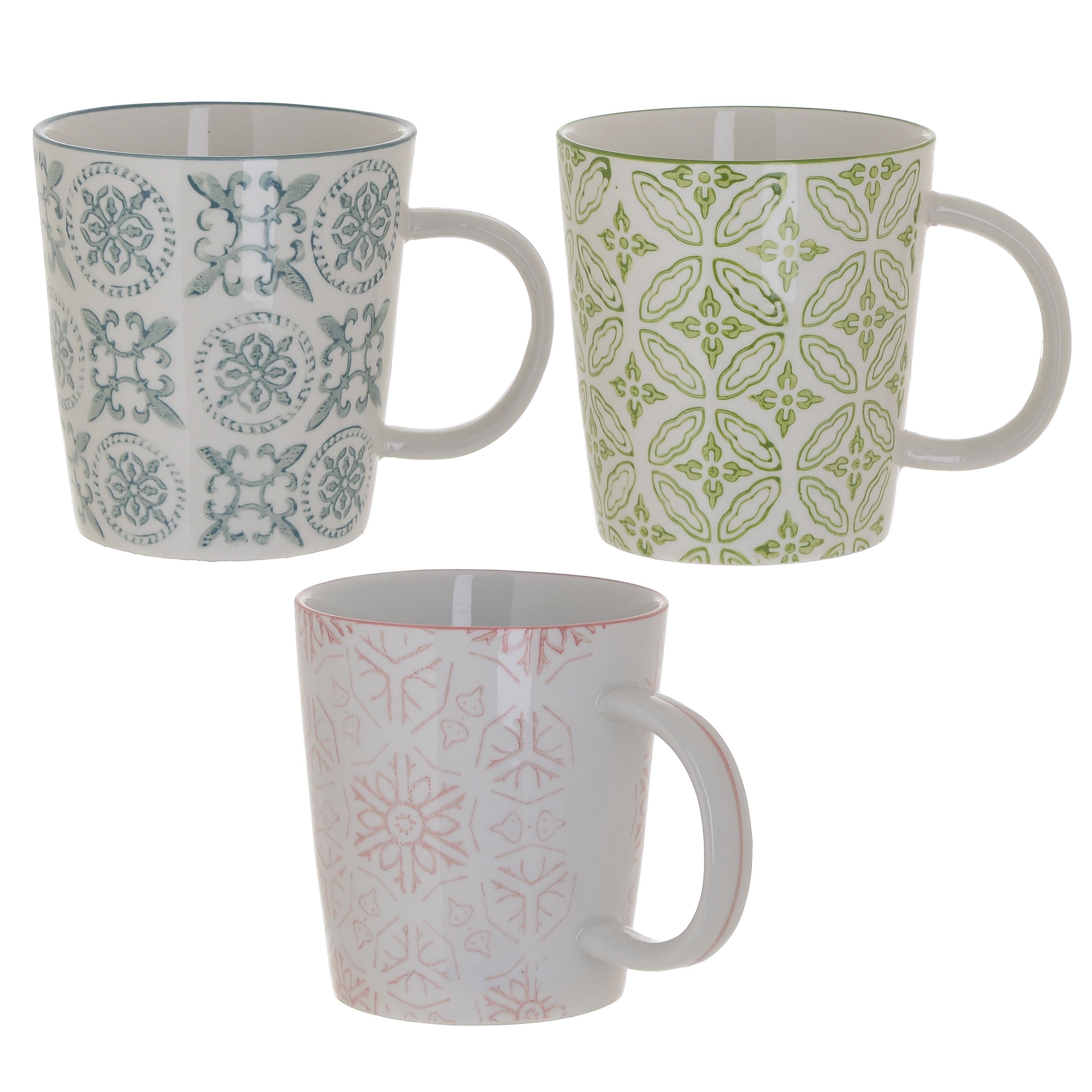 6860180.0018 КРУЖКА, НАБОР 3 ШТ (340ML) TO4ROOMS  - Вид №1