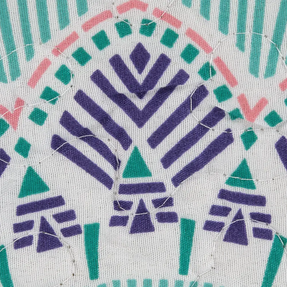 Наволочка декоративная стёганая Boho, 40x40 см, цвет синий 82041965 STLM-2146118 Santreyd - Вид №1