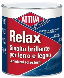ATTIVA Блестящая синтетическая эмаль с высоким содержанием сухого остатка Smalti e pitture