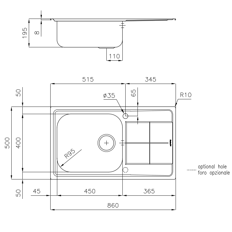 218006x Мойка KS 2180 06x Fosterspa  - Вид №1