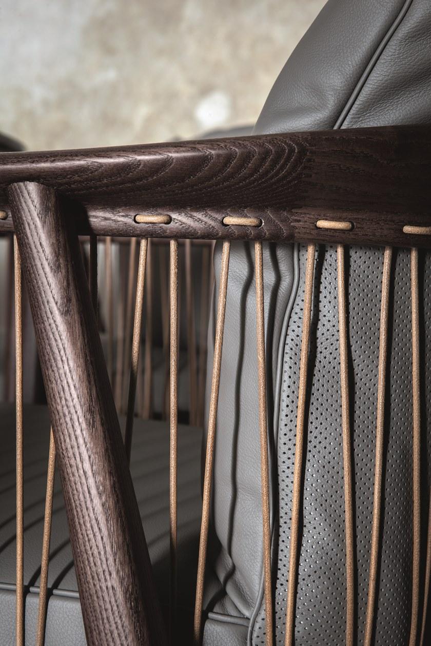 Poltrona Frau Кожаное кресло с подлокотниками La collezione - divani e poltrone sun-id-1424093 - Вид №12