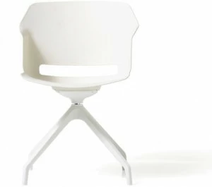 Diemme Офисный стул из полипропилена с подлокотниками на козелке Clop