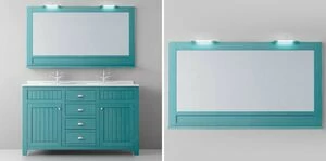 Avila Dos Зеркало COLONIAL в раме с полкой 140×85 Color 29 COUNTRY