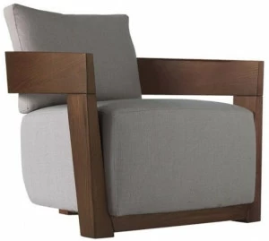 JESSE Кресло из ткани с подлокотниками Cindy