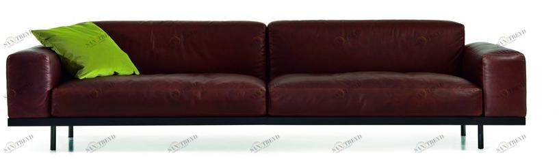 arflex Мягкий 4-х местный кожаный диван Naviglio sun-id-1439559