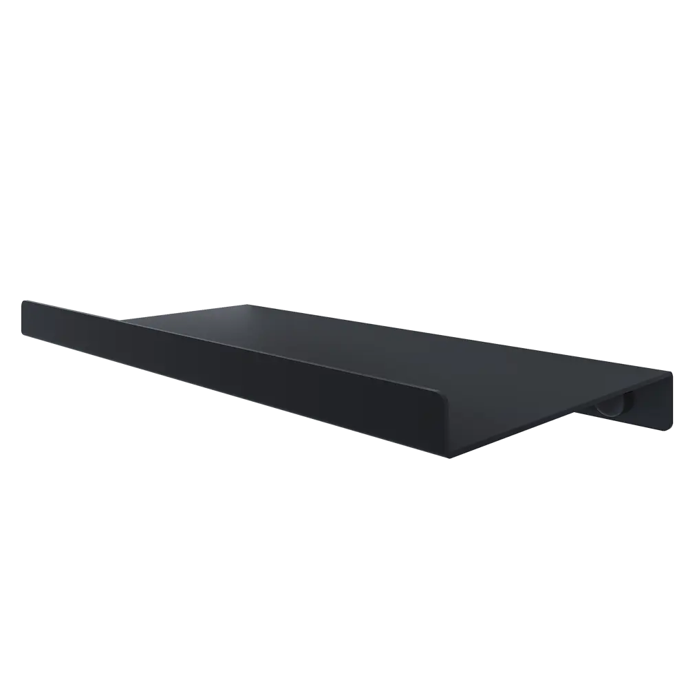Настенная полка 22x12 см металл цвет черный 89444441 STLM-2192732 KONSENSA  - Вид №2