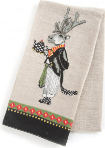 10654437 Mackenzie-Childs Полотенце для гостей Mr. MOOSELY Ткань