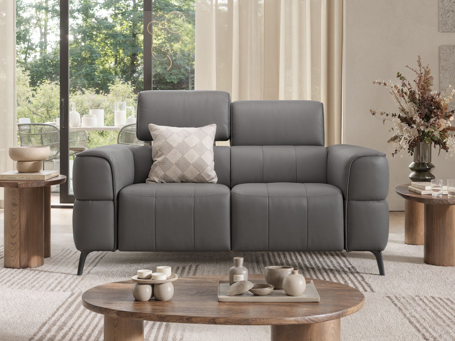 2-местный кожаный диван Sofanella Mezzano ARCH-00108127 - Вид №3