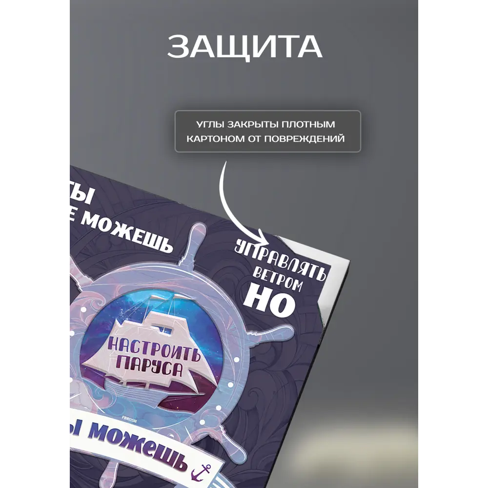 Картина на холсте Ты можешь 30x30 см 87233233 STLM-2049832 FBRUSH  - Вид №4