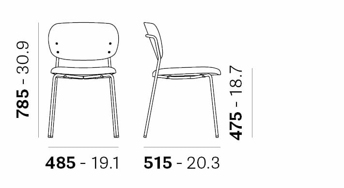 Штабелируемый стул Pedrali Джаз ARCH-00001228 - Вид №9