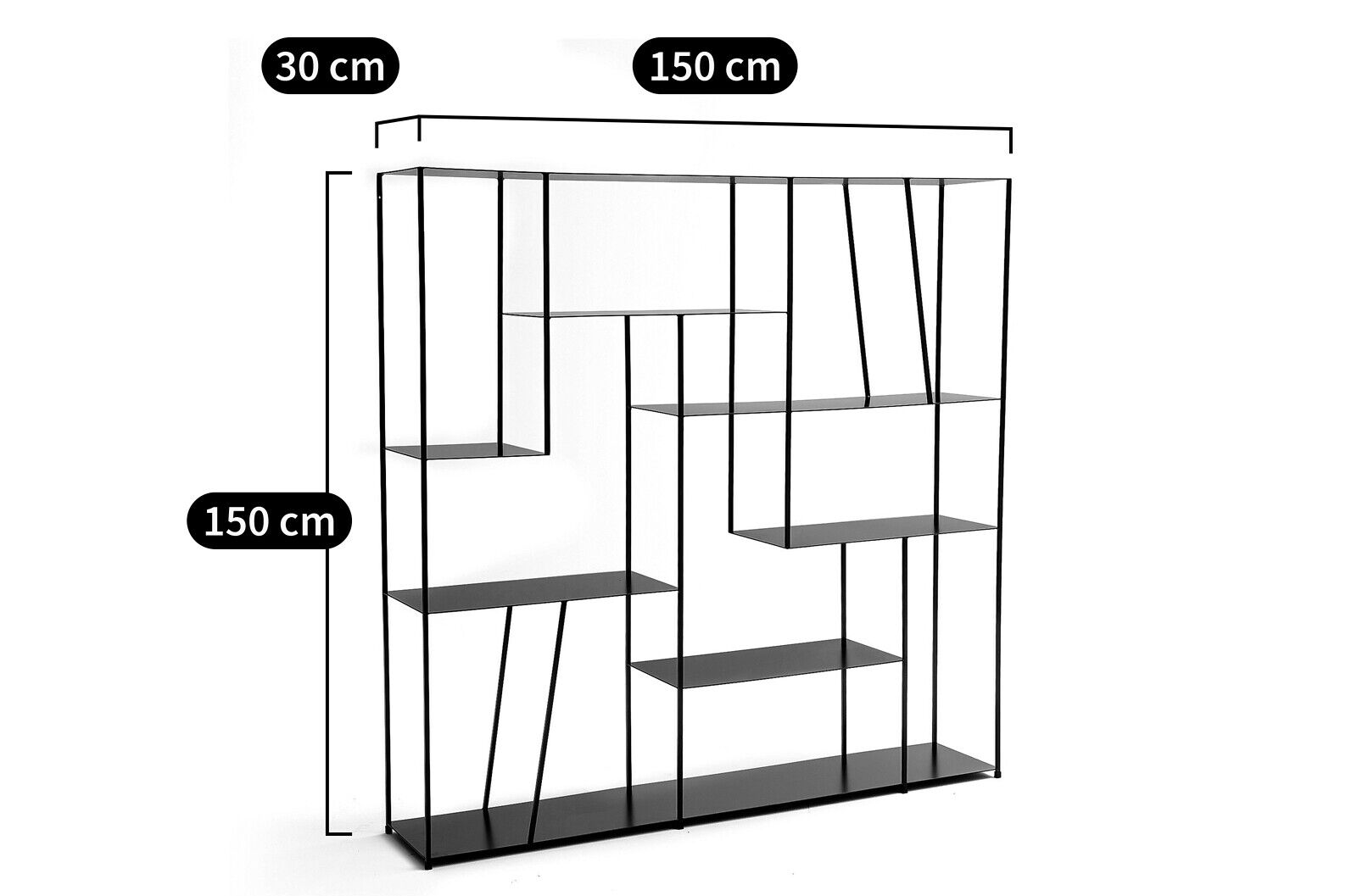 Книжный шкаф из металла AMPM KANATO ARCH-00017468 - Вид №1