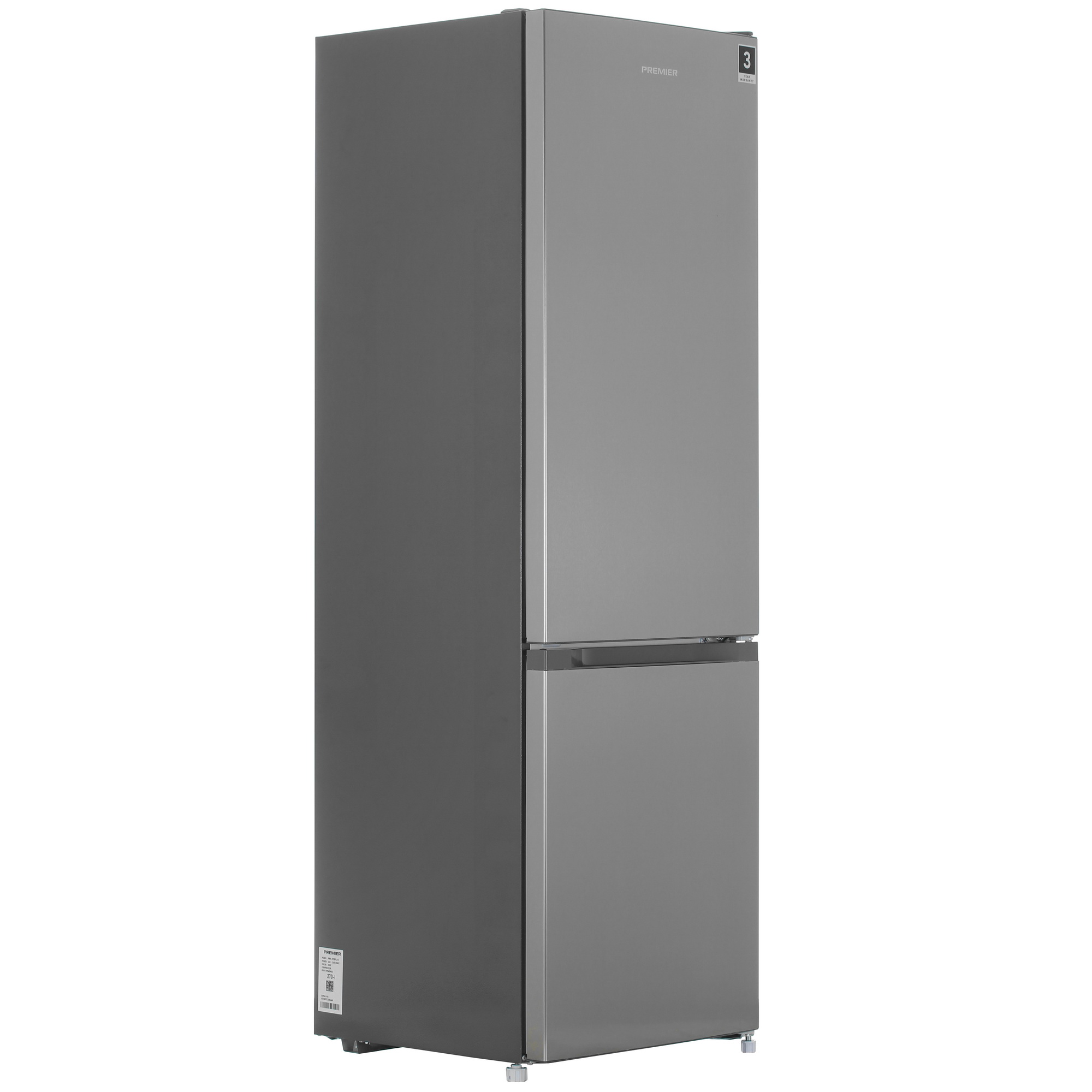 9284079 Холодильник с морозильником   PREMIER PRM-270BFLF/I серебристый STDN-0021336
