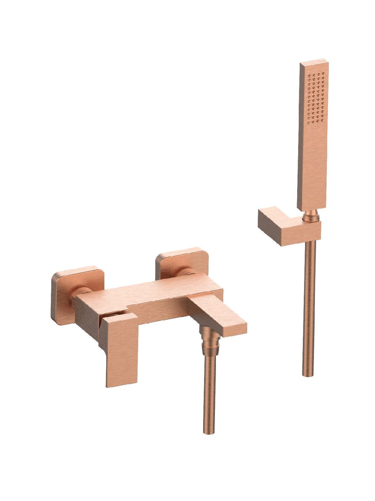 Настенный смеситель для ванны с ручным душем Rubinetterie Frattini Vita Due ARCH-00128376 - Вид №13