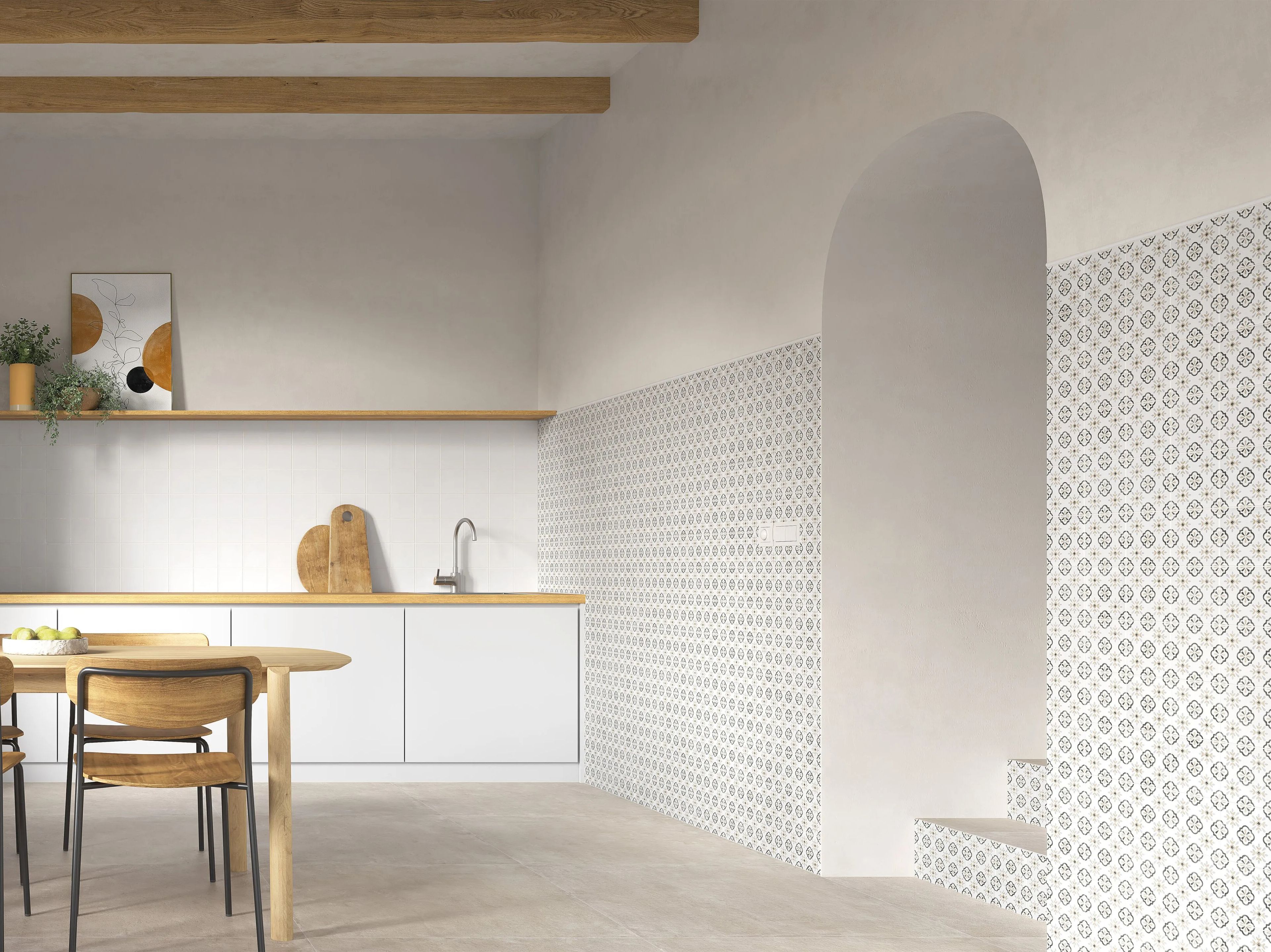 Внутренняя белая паста керамическое покрытие Harmony DAKAR ARCH-00095581 - Вид №6