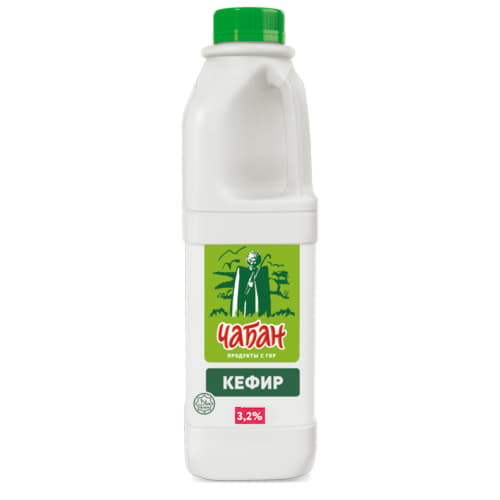 Кефир 3,2% Чабан 930 г БЗМЖ Santreyd 20751