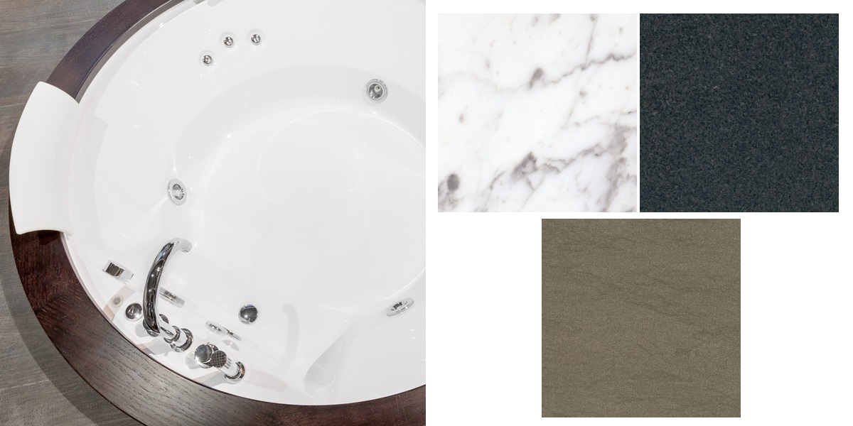Ванна напольная с гидромассажем "TOP" Nova 9F43-569A Jacuzzi 9F43569A - Вид №1