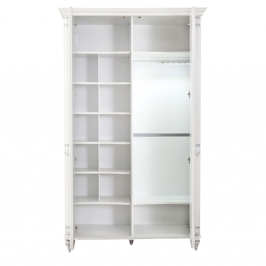 Шкаф распашной белый двухдверный Romantic Baby CILEK ROMANTIC BABY 00-3832148 Белый Santreyd  - Вид №1