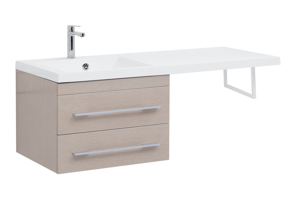 Тумба с раковиной Aquanet Нота 120 L светлый дуб 0017148500239565 - Вид №10