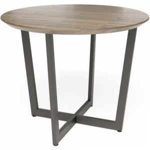 Обеденный стол круглый темный дуб 100 см "Лофт" Оdt MILLWOOD RAW 134412 Коричневый