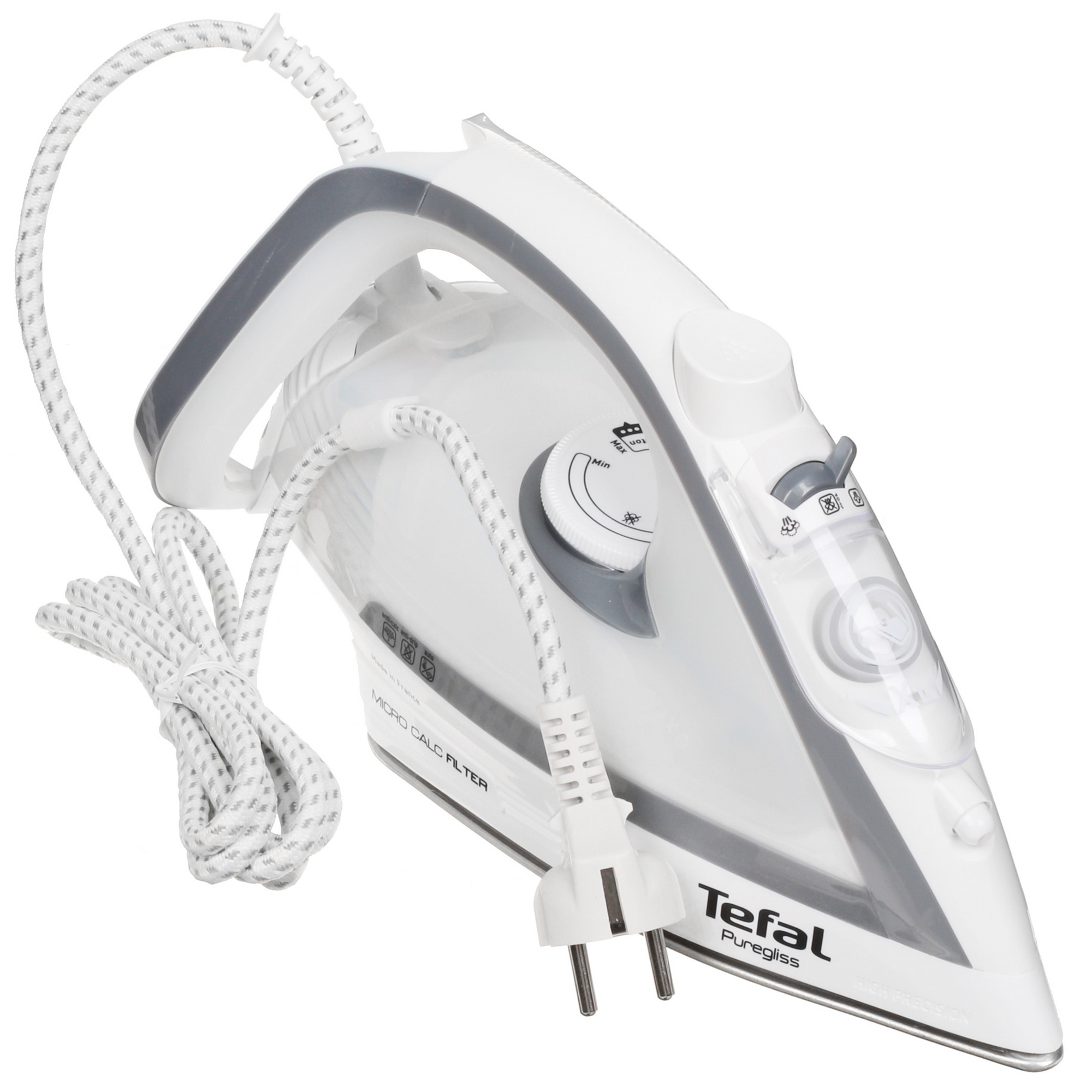 5410378 Утюг Tefal Puregliss FV8043E0 белый STDN-0074587 - Вид №5