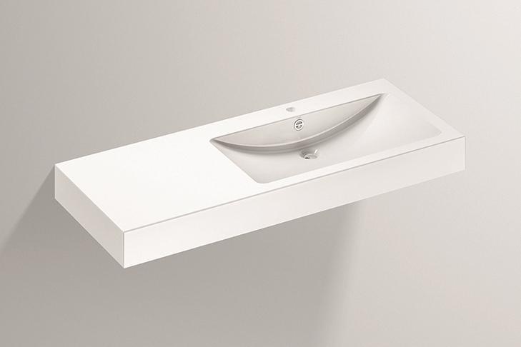 4289200000 Умывальник, wt.gr1250h.r, белая, proshield Alape серия GR 