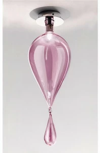 Cangini & Tucci Потолочный светильник с прямым светом из дутого стекла Goccia 806.1l