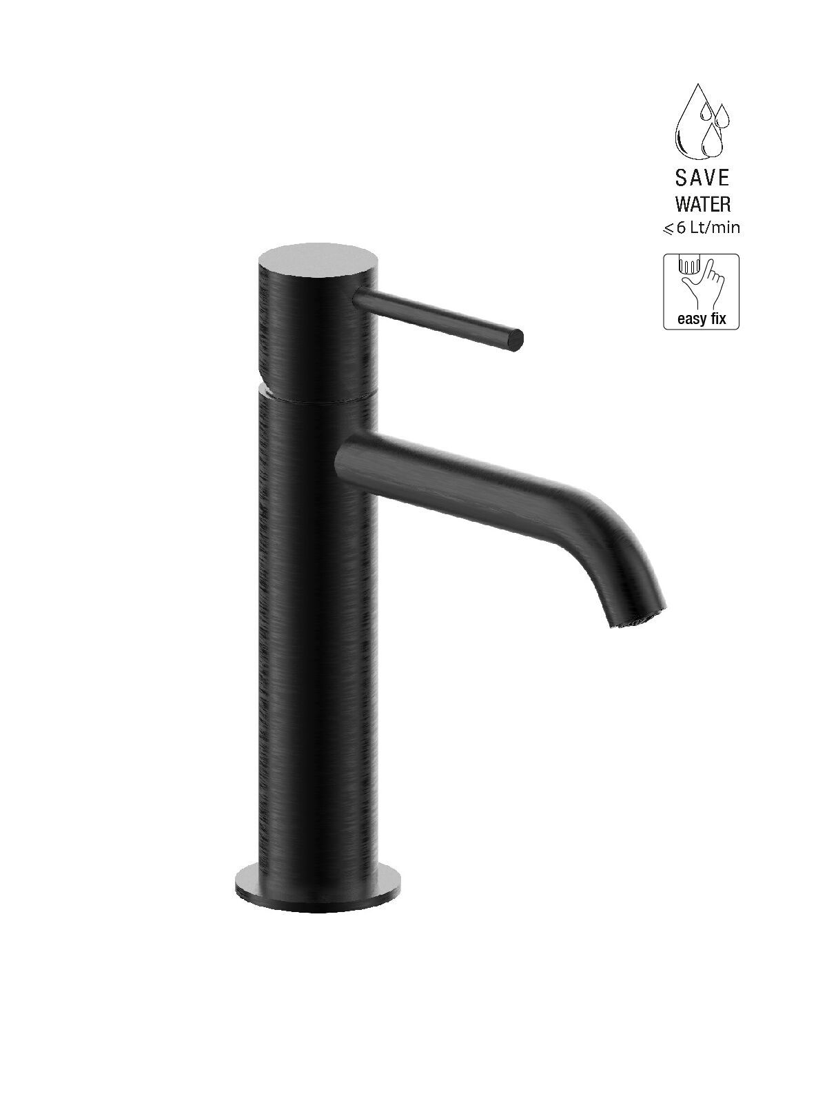 Смеситель для раковины из нержавеющей стали без слива Rubinetterie Frattini Pepe XL 316 ARCH-00028229 - Вид №7