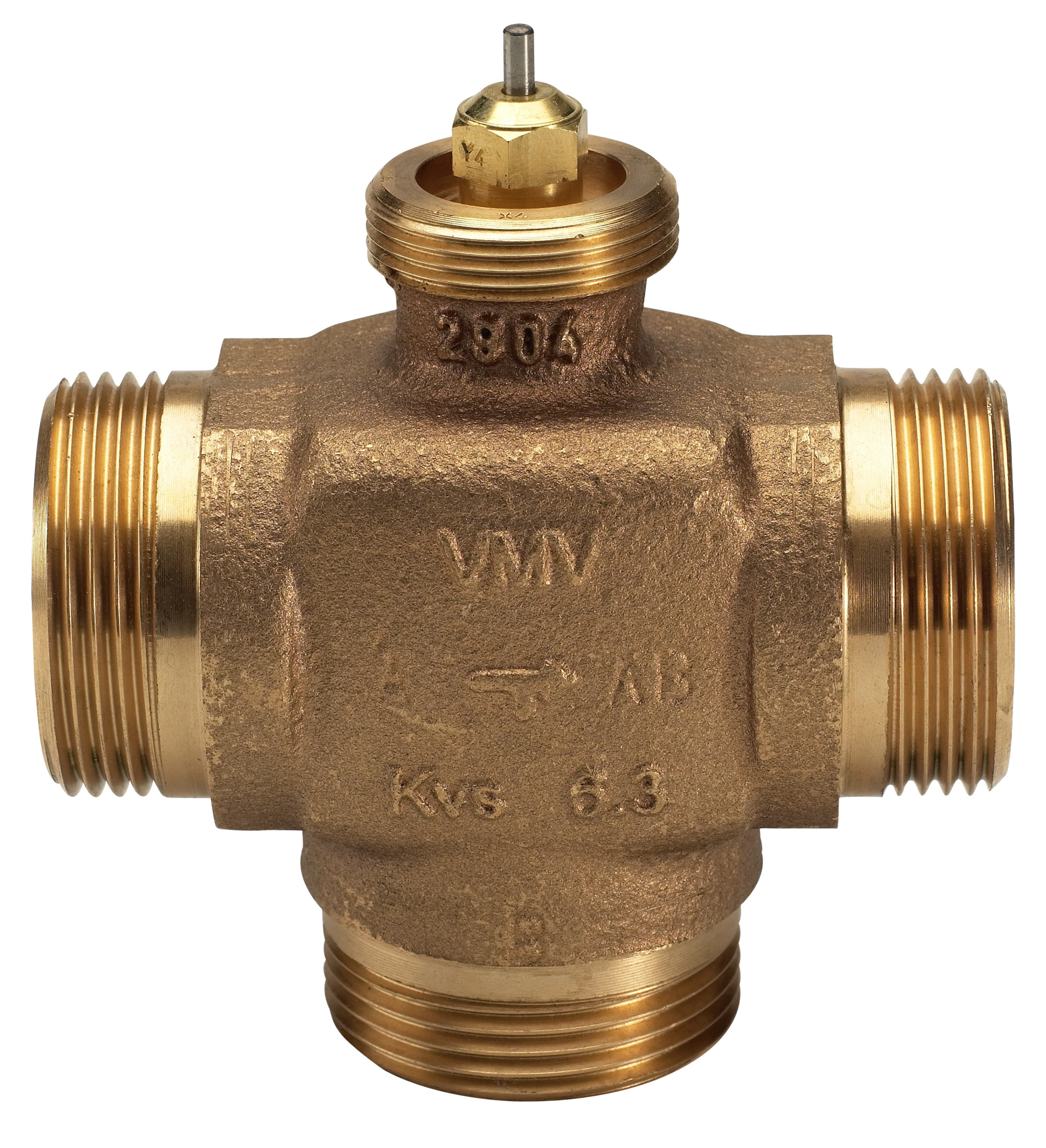 Danfoss Клапан регулирующий седельный трехходовой VMV VMV 40 регулирующий клапан Kvs 14.0 ext. 065F6040  - Вид №11