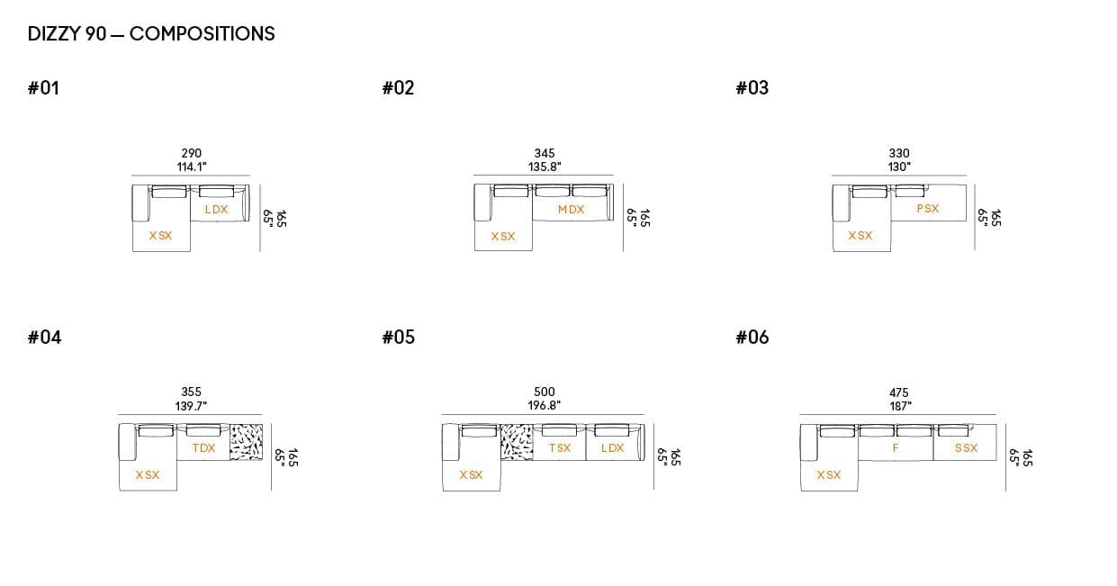 Секционный кожаный диван Casamania & Horm Dizzy ARCH-00010101 - Вид №10